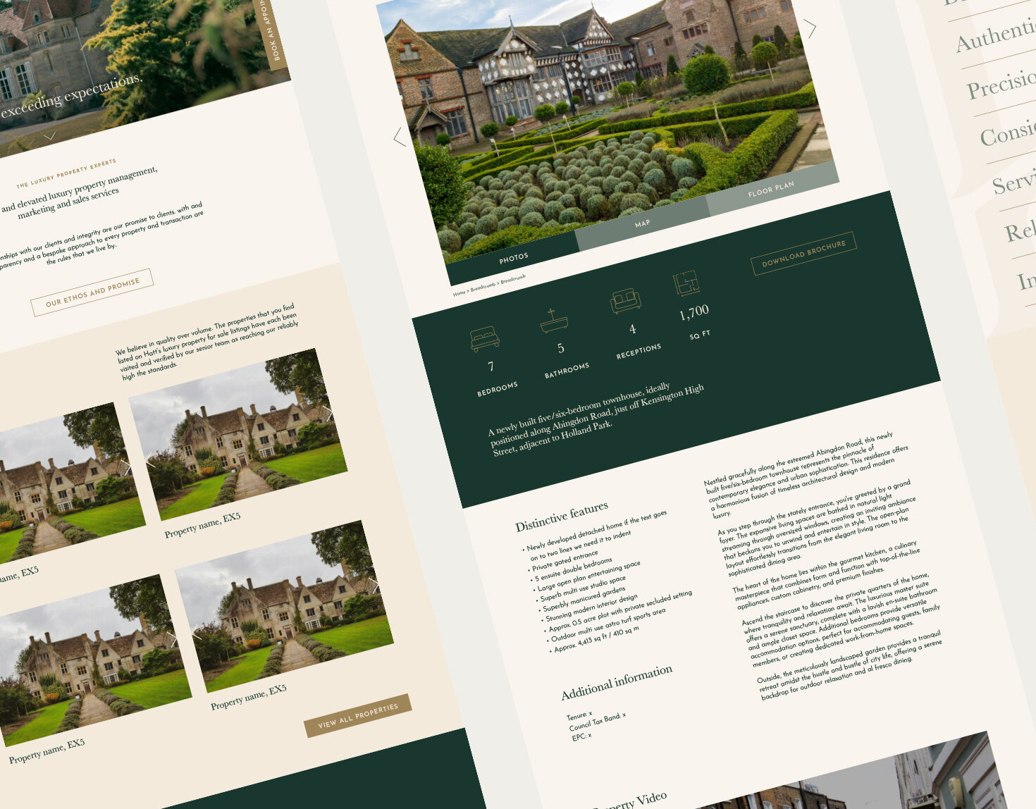 Hatt Property - UI/UX design